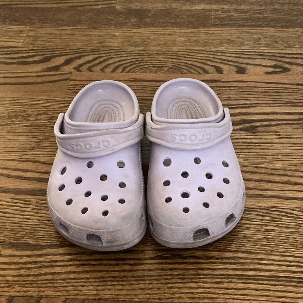Kids Purple Crocs